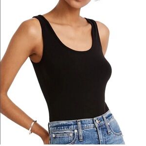 Madewell Thong Black Tank Bodysuit